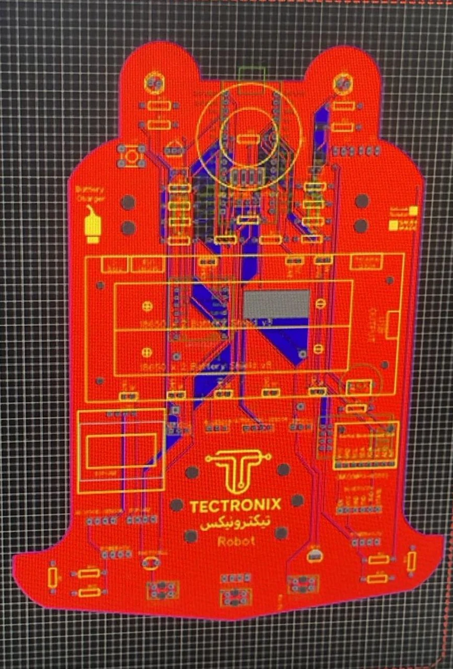 تفاصيل طبقات ومسارات PCB - TECTRONIX